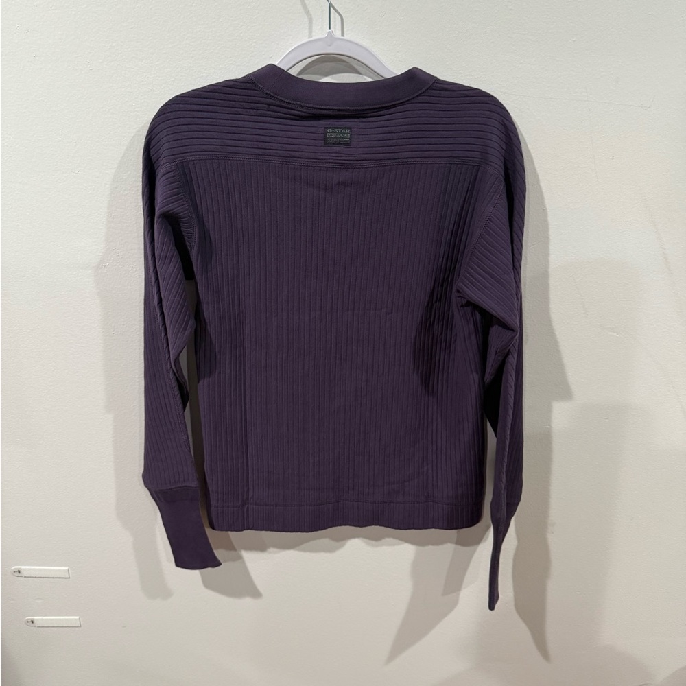 NWT - G Star Raw Women Swedish Army Ribbed Crew Sweater - Picture 4 of 6
